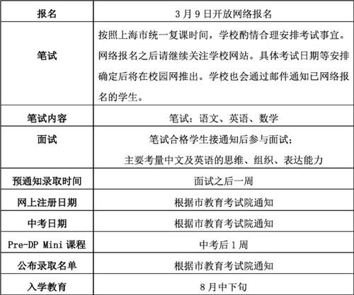 考試日程安排圖片