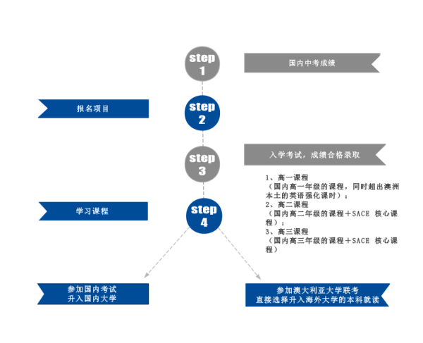中澳項(xiàng)目學(xué)生升學(xué)路徑圖
